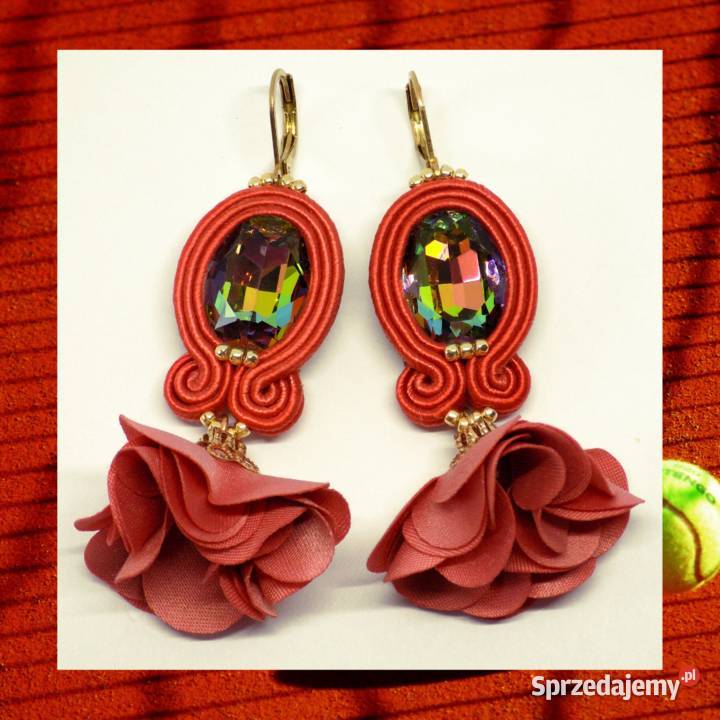 KOLCZYKI SUTASZ RUDA TANCERKA Warszawa