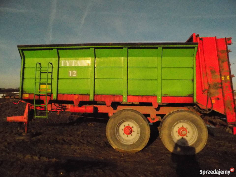 SPRZEDAM ROZRUTNIK OBORNIKA TYTAN 12 Rozrzutniki obornika Maszyny rolnicze Markówka