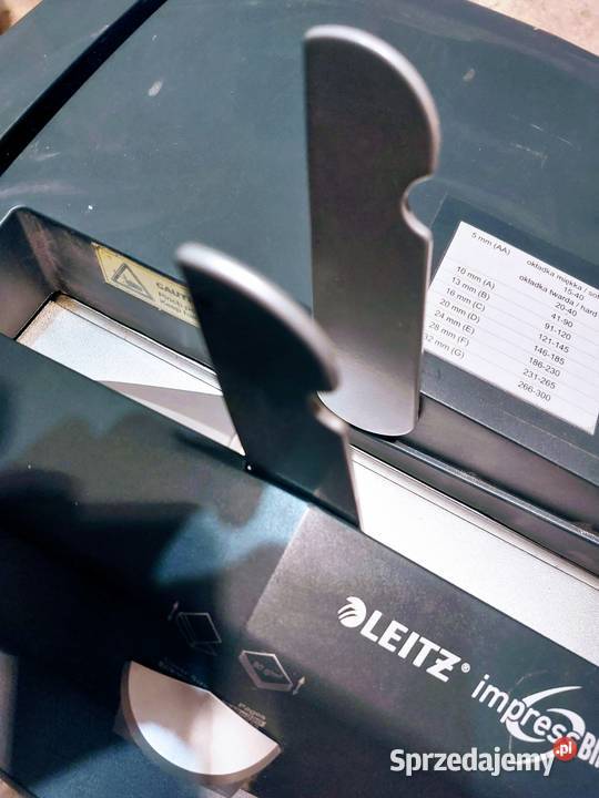 Bindownica kanałowa Leitz Impressbind 280 Rawa Mazowiecka sprzedam