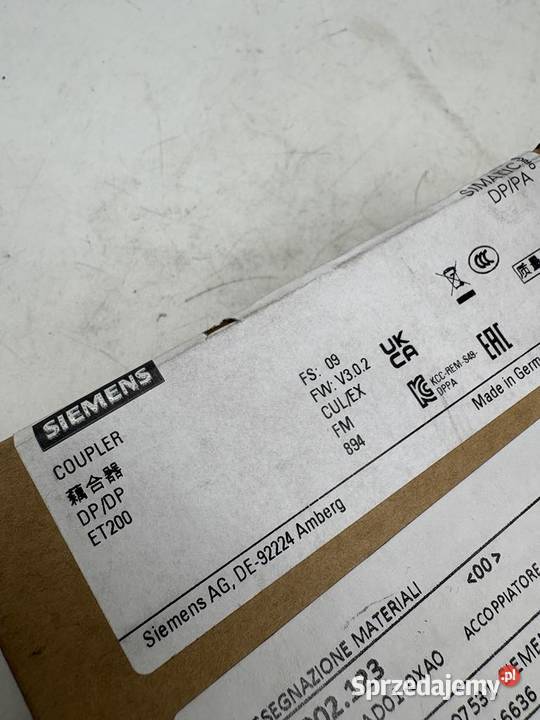 Siemens 1580AD010XA0 DPDP Coupler Factory Sealed Pozostałe Warszawa