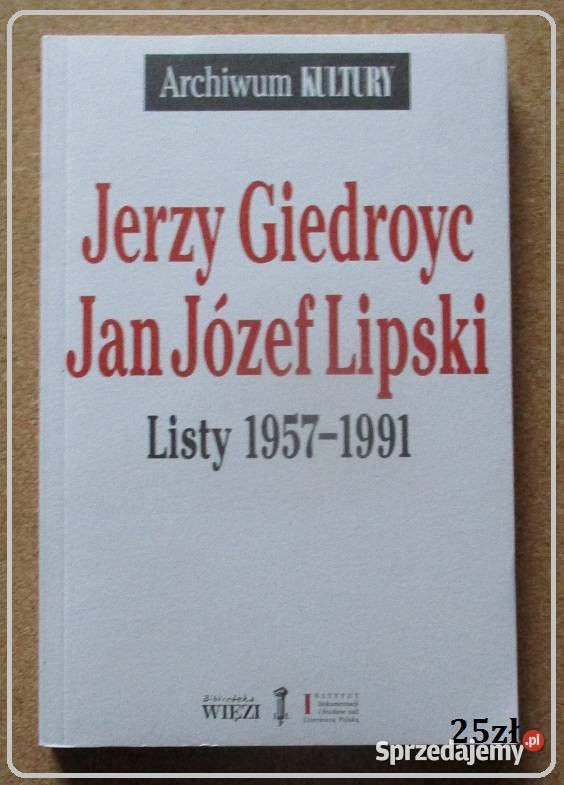 GiedroycLipskiListy 1957 1991 Kultura Lipski Łódź