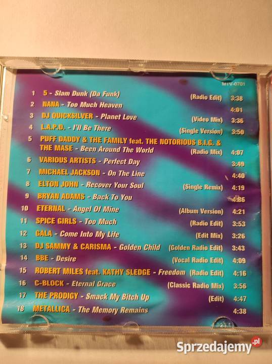 MTV Greatest Hits 98 Volume 1 kolekcjonerska CD Kielce