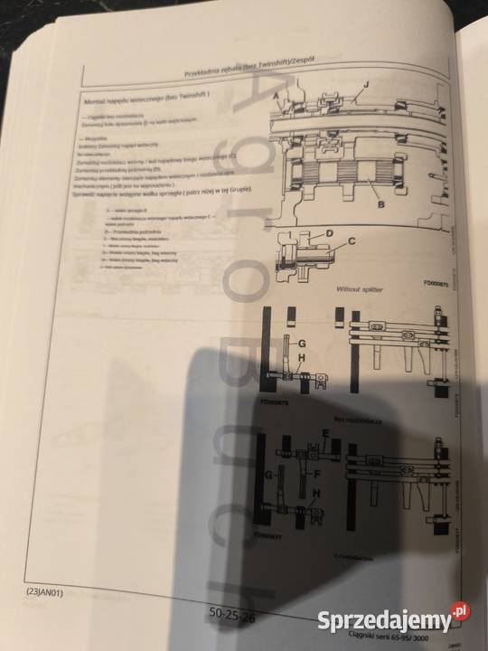 INSTRUKCJA SERWISOWA RENAULT CERES TWINSHIFT 95 Poradniki, albumy i reportaże Kamień Pomorski