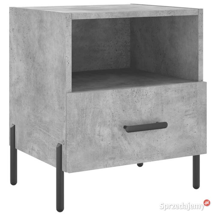 Szafki nocne 2 szarość betonu 40x35x475 WM827461 mazowieckie Warszawa