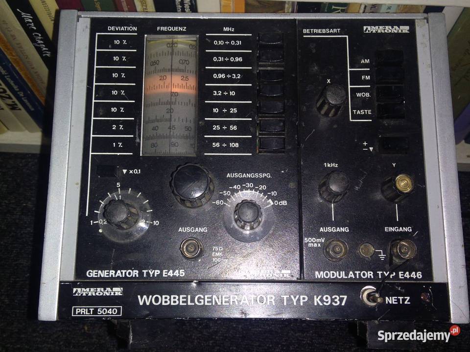 Meratronik K937 Generator wobulator lata 70 Warszawa