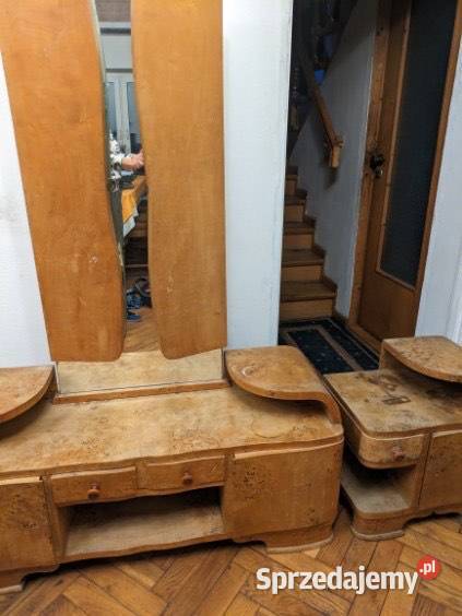 Toaletka szafki nocne art Deco lata40 Łomianki