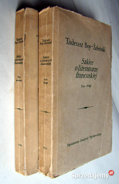 Szkice o literaturze francuskiej tom III Książki i Podręczniki