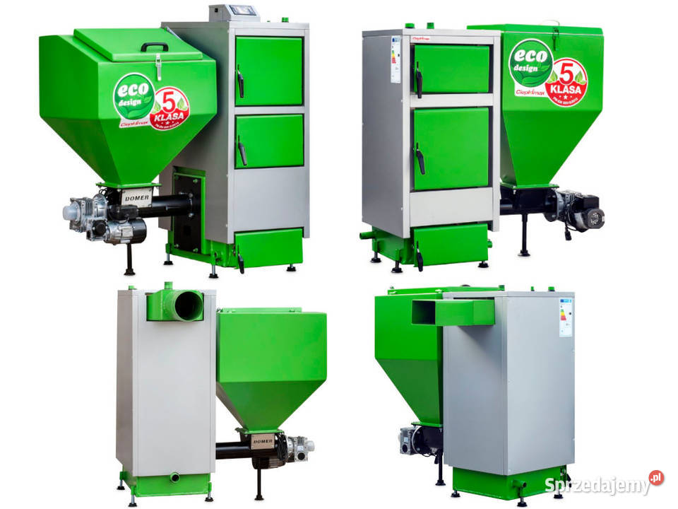 Kocioł z podajnikiem na ekogroszek 10kW 80m2 5 wielkopolskie Pleszew