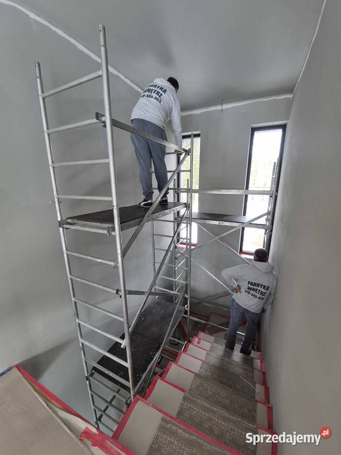 Rusztowanie na schody i do loftów lekkie mobilne