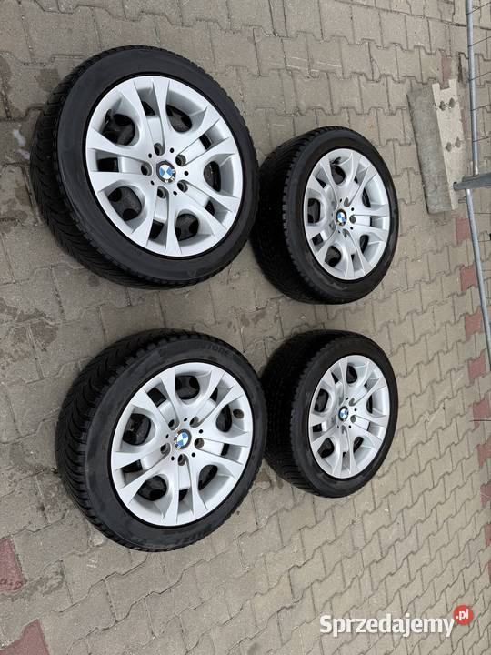 BMW X1 e84 koła felgi z orgynalnymi kołpakami