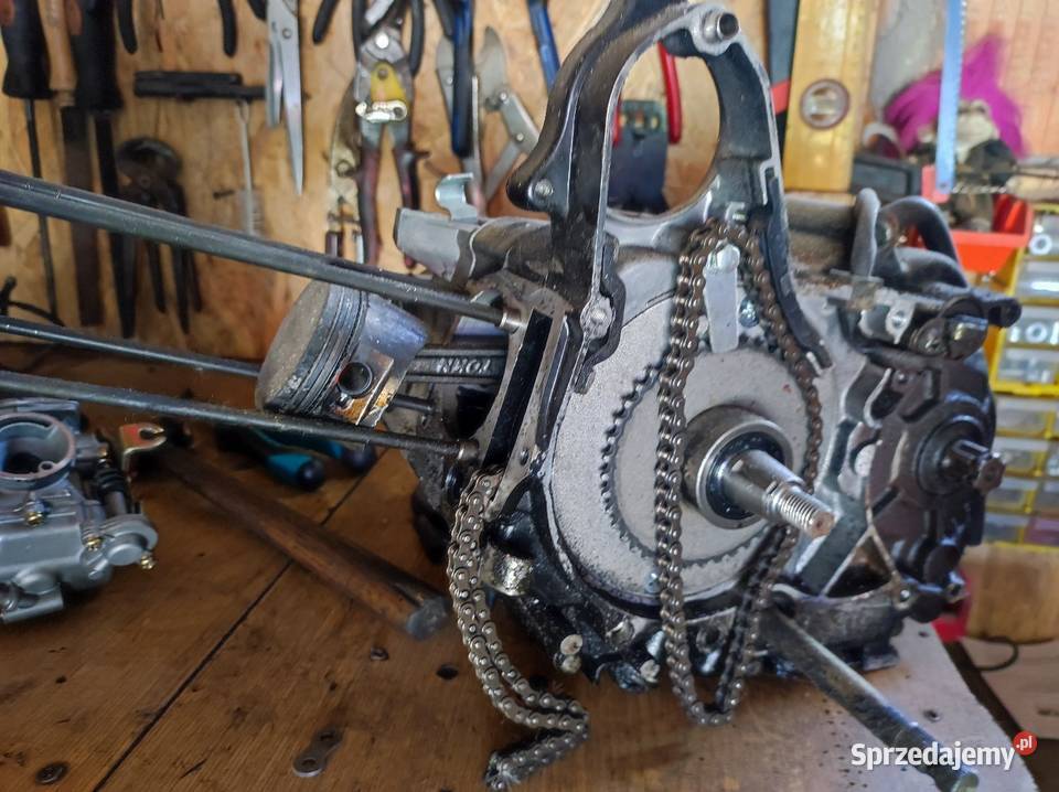 Rama z silnikiem motorower