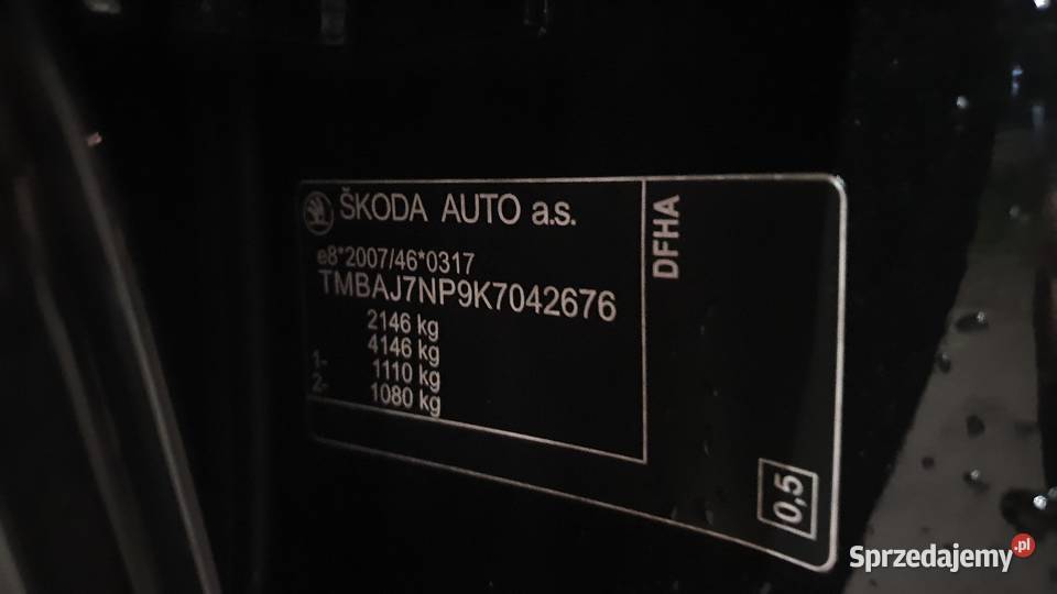 Skoda Superb 20182019 190 DSG7 Kuligów