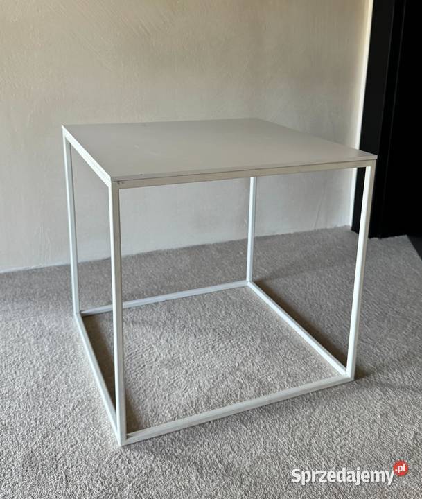 stolik kawowy x2 zestaw białych stolików