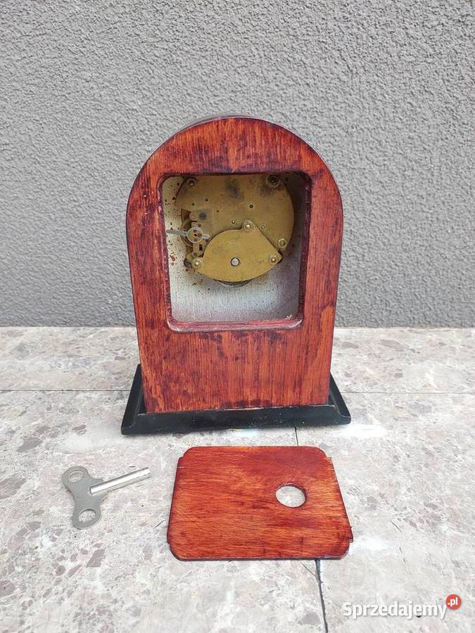 114 Stary zegar stołowy Lauffer chodzik Tczew sprzedam