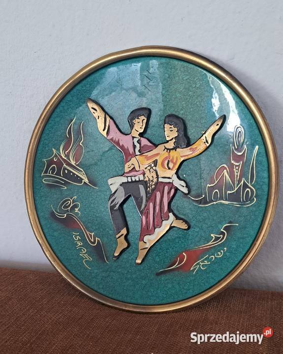 mosiężny ozdobny talerz z Izraela mazowieckie Warszawa sprzedam