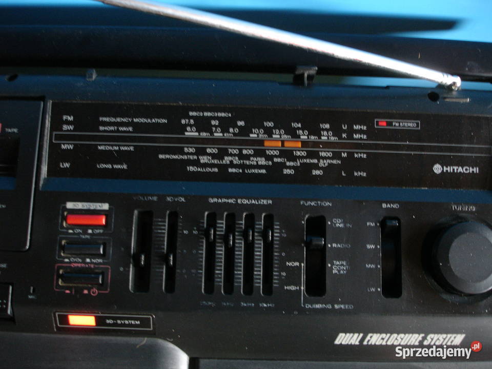 Radiomagnetofon HITACHI TRK3D50E Radioodtwarzacze Zielona Góra