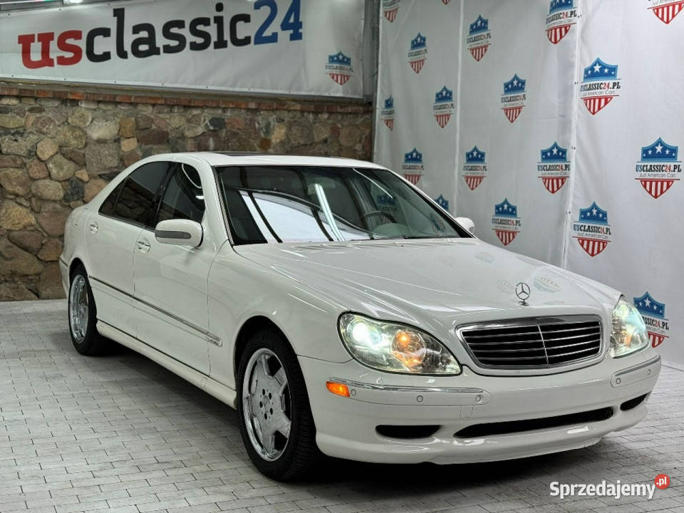Mercedes S 600 Mercedes S 600 LONG Biały W12 365 centralny zamek Sulechów