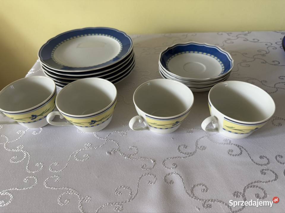 Serwis TCM Porcelana Niemiecka BiałoNiebieska 14 Czerwionka-Leszczyny