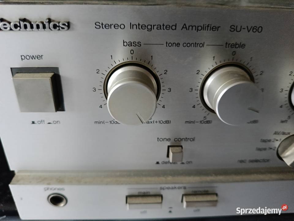 Wzmacniacz audio Technics SUV60 uszkodzony warmińsko-mazurskie Elbląg