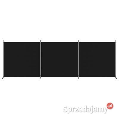 vidaXL Parawan 3panelowy czarny 525x180 Warszawa