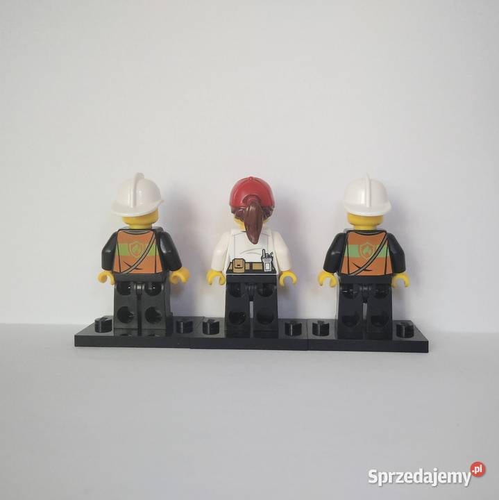 Lego City strażacy pakiet 3 figurek 15 Lego Figurki Kłaj
