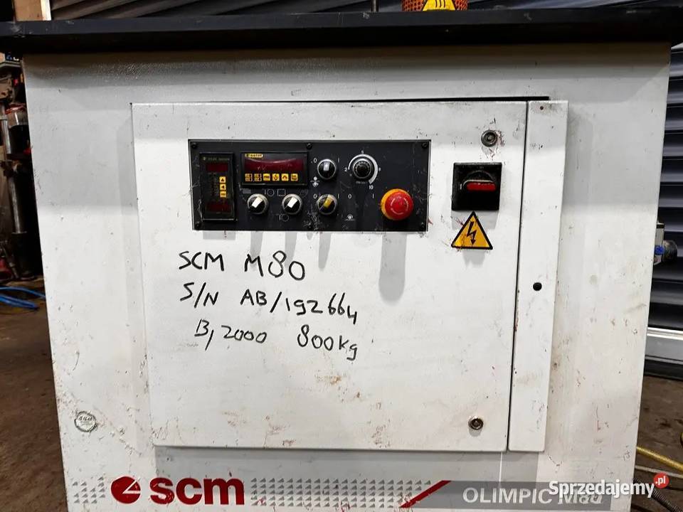 Okleiniarka do prosto i krzywoliniowych SCM M80 Biznes i Przemysł Wrocław