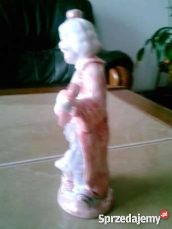Porcelanowa figurka klowna Janów Lubelski