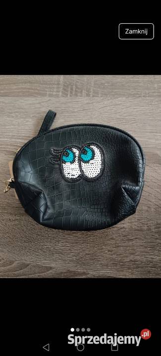 Porponetka do ręki czarna z cekinami Krosno