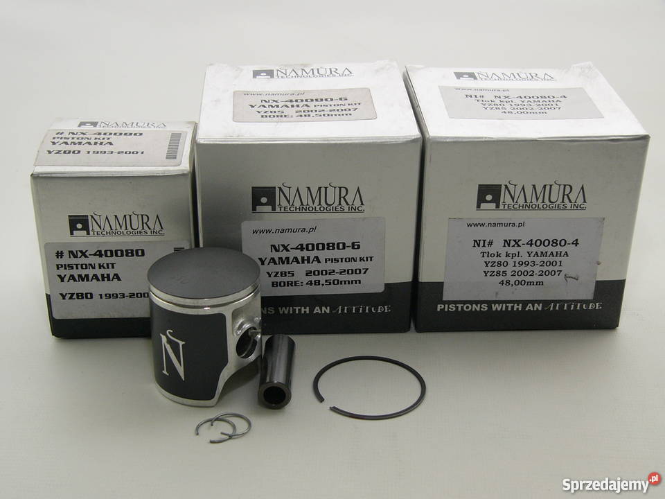TŁOK komplet tłokowy NAMURA 4850 mm YZ 80 YZ 85 Zabrze