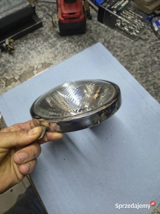 Ramka odblaśnik lampy przód WSK 125 175