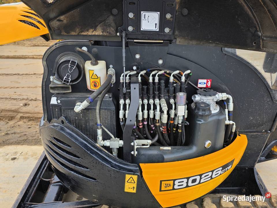 JCB 8026 mini koparka 3 łyżki szybkozłącze 1 wł Bieliny