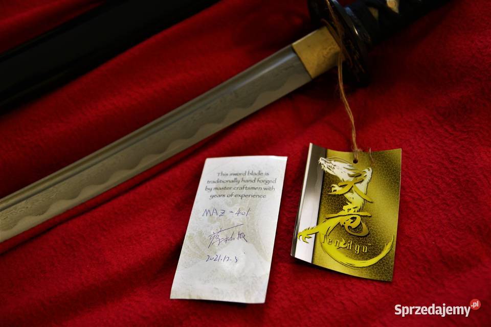 Firmowy Miecz Ten Ryu Samurajska katana ostra podlaskie