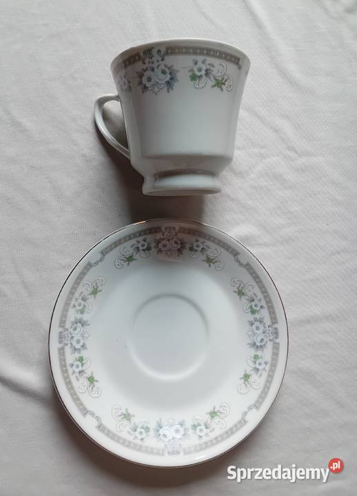 Filiżanka duo porcelana chińska lata 60e70e XX w wielkopolskie Koźminek