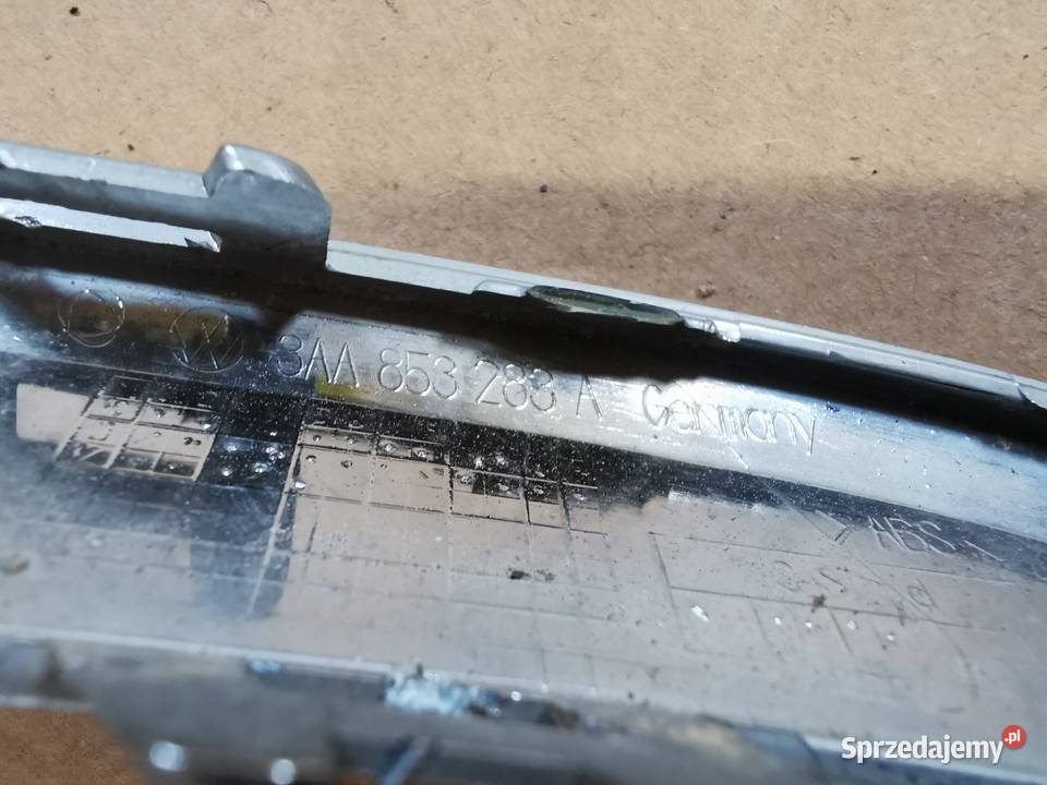 Chrom kratki zderzaka przód lewy lh vw passat b7 sprzedam
