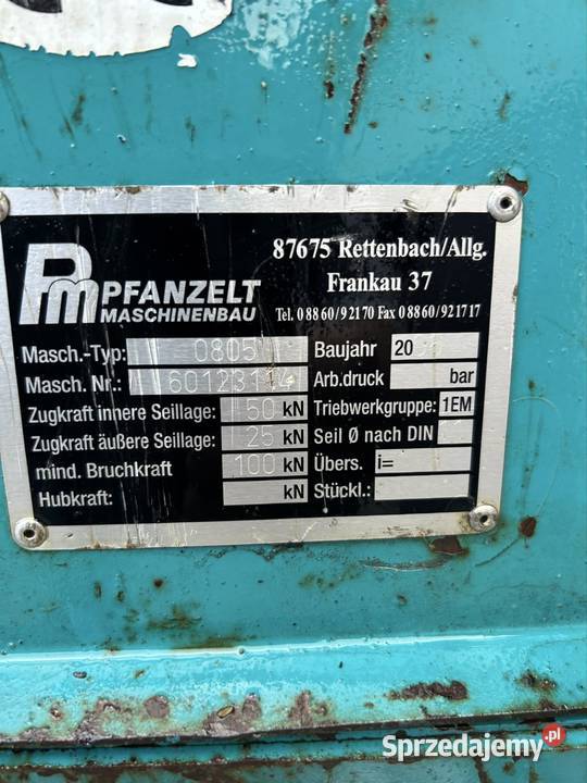 Wyciągarka leśna 5t
