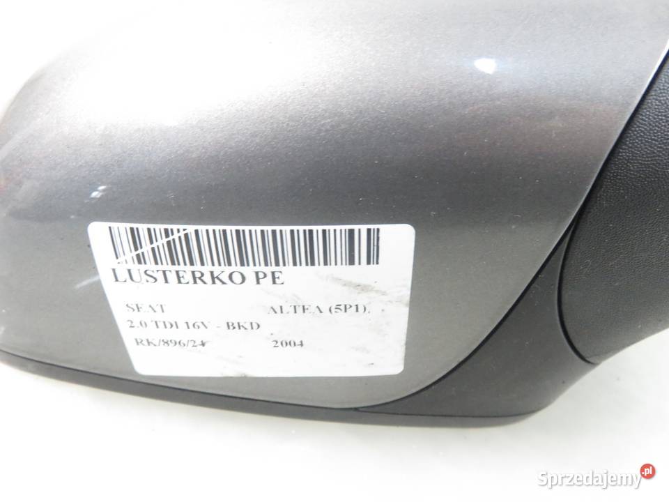 LUSTERKO PRAWE SEAT ALTEA 5P 5 PIN