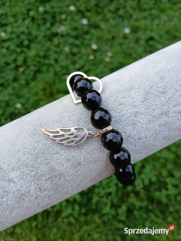 Bransoletka damska z Onyksu czarnego Kielce