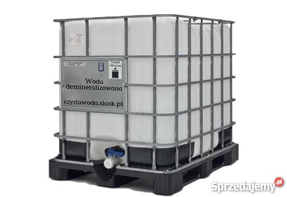 Woda demineralizowana 1000 l Największy Usługi Żory