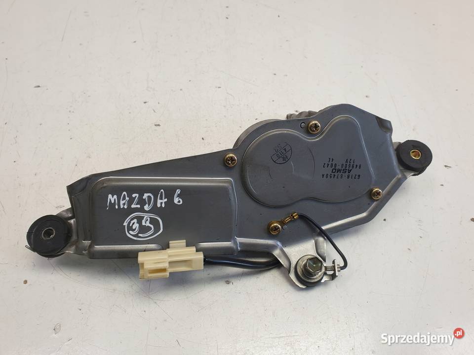 Mazda 6 I GG SILNICZEK TYLNEJ WYCIERACZKI Tył Wycieraczki i spryskiwacze Rudka