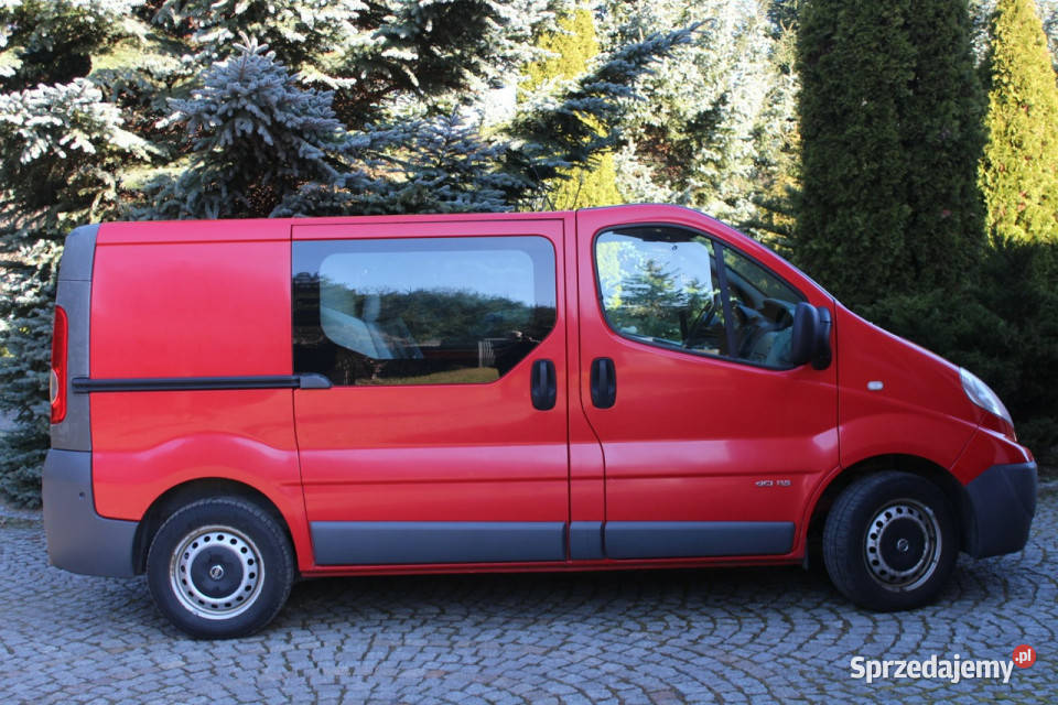 Renault Trafic DCi 115 Dubel kabina 6 osobowy II 115KM Trafic Lubań
