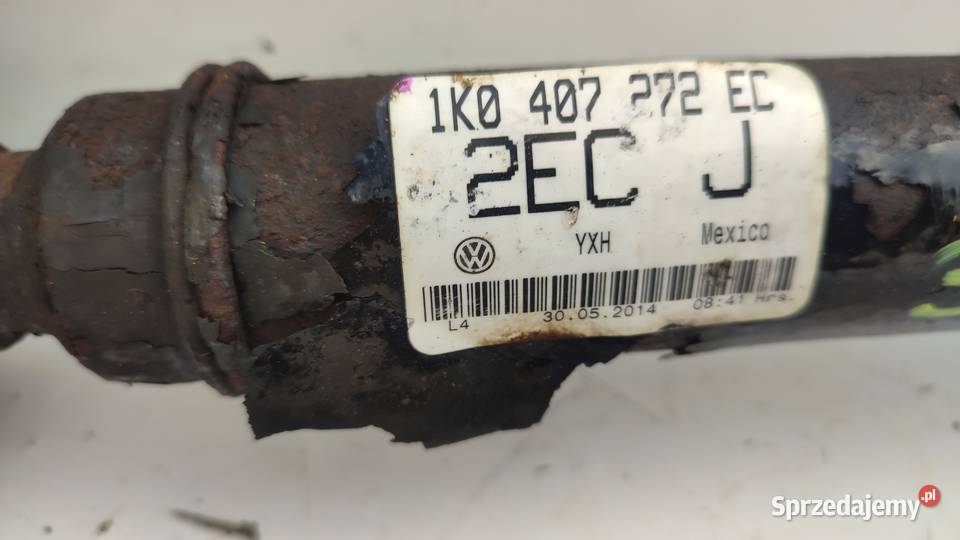 GOLF V VI JETTA EOS AUDI A3 8P TDI PÓŁOŚ PRAWA osobowe Włoszczowa