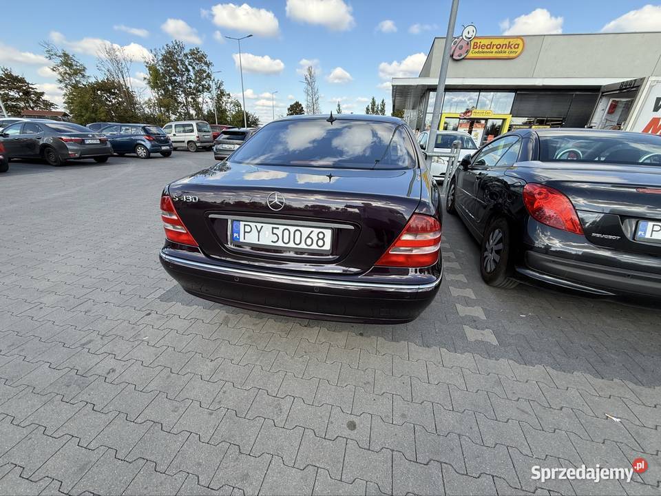 Mercedes S 430 bordowy sprzedam