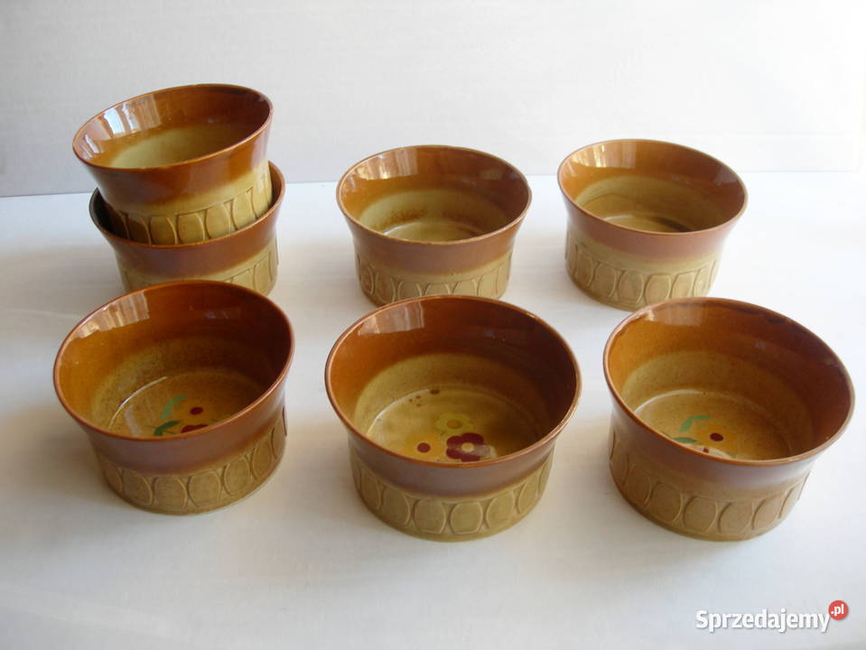 miseczki Tułowice porcelit vintage PRL