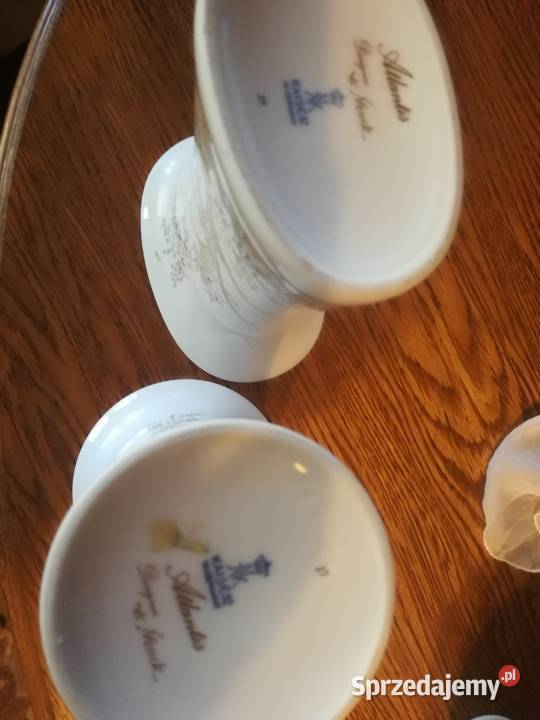 Komplet wazony Ekskluzywna piękna porcelana AK