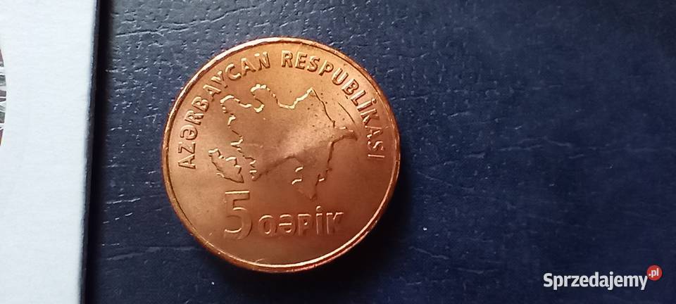 Stare monety 5 gapik 2006 Azerbejdżan Lesko