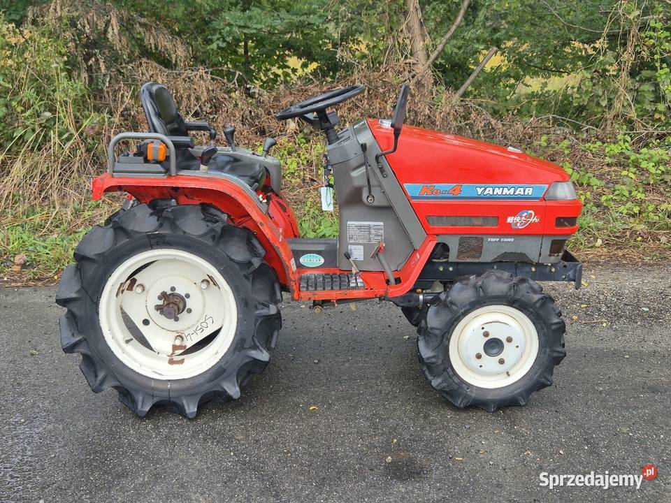 Traktorek traktor YANMAR Ke4D 14 44 Napęd 4x4 Małuszyn