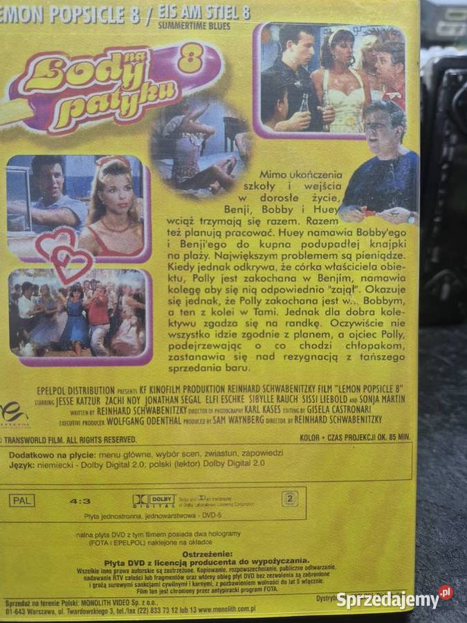 Lody na patyku kolekcja DVD lektor Filmy Kozienice