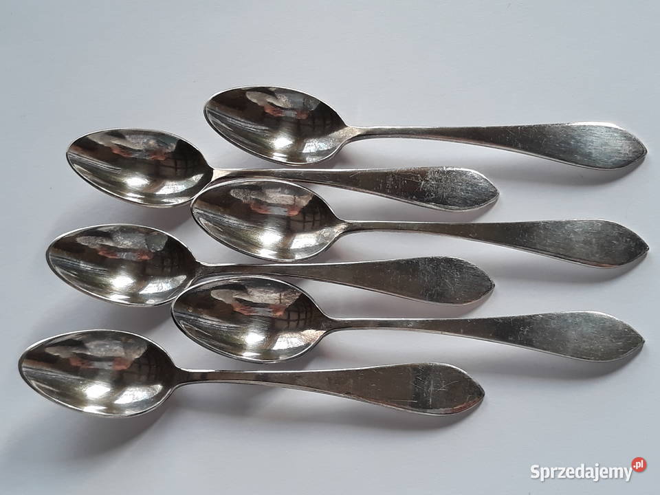 Posrebrzane łyżeczki do kawy mokki KSIĘSTWO