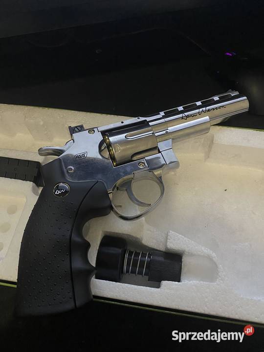 Rewolwer ASG CO2 Dan Wesson 4 Silver Militaria Tychy