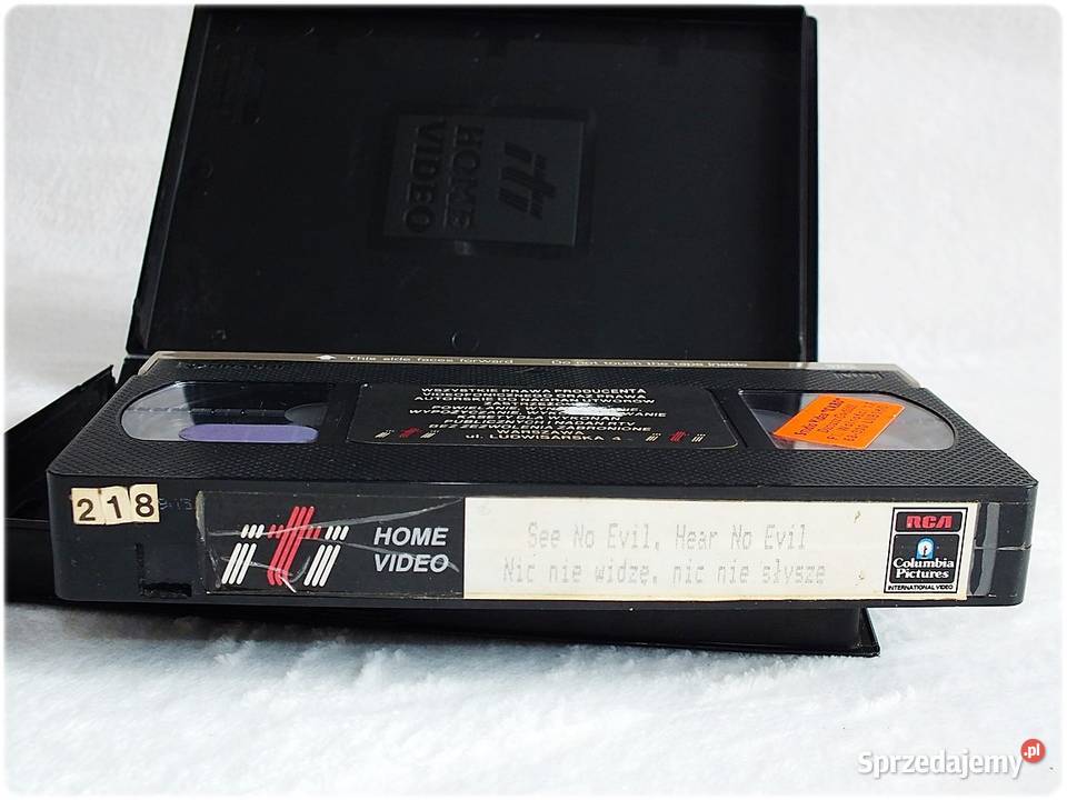 Kaseta VHS Nic nie widziałem nic nie słyszałem Żary